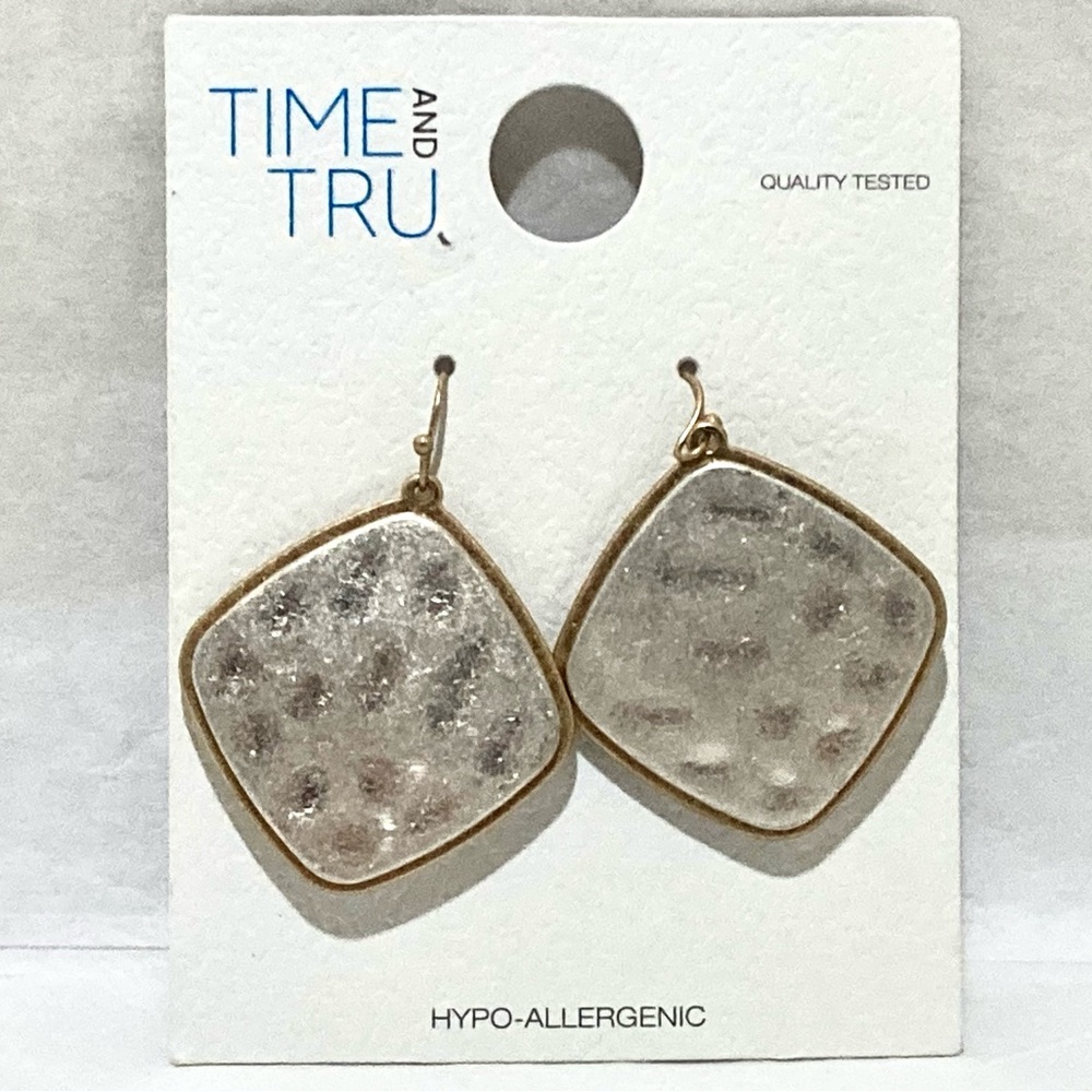 Time and Tru Gold and Silver Tone Hypoallergenic Earrings